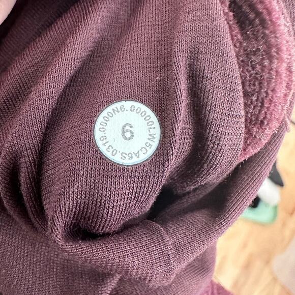 Lululemon Warm Down Jogger *Velour Heathered Arctic Plum Size 6 - Picture 9 of 9